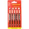 U-shank Jigsaw Blade 6tpi Wood 4mm 5pc